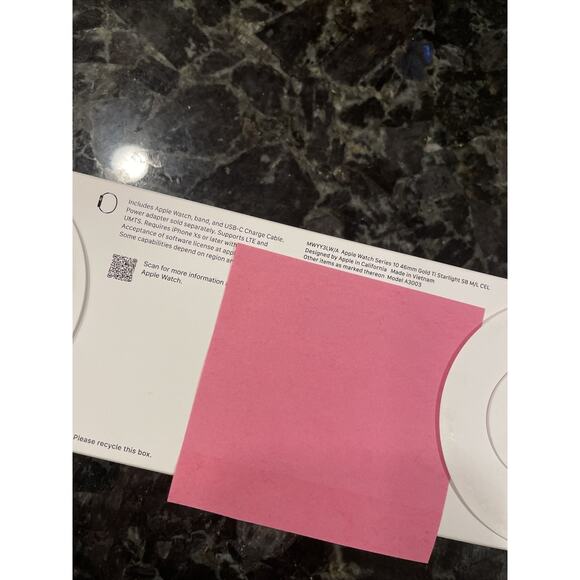 NEW Apple Watch Series 10 46mm Gold Titanium Starlight Sport Band [GPS+Cellular] - Picture 3 of 5